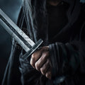 Full Tang Medieval Longsword Carbon Steel Handmade Battle Ready -Carbon Steel-