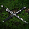 Hand Forged N0rse Viking Sword Damascus Steel Battle Ready Medieval Sword