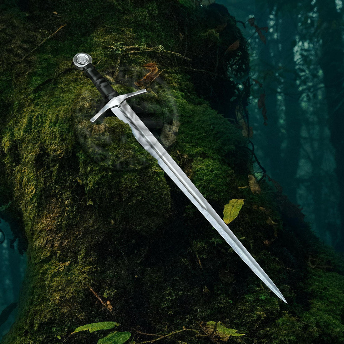 Handmade Medieval Viking Sword Stainless Steel-Round Pommel Sword-