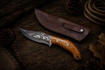Handcrafted Damascus Skinner Knife