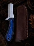 Damascus fixed blade hunting knife ALI123