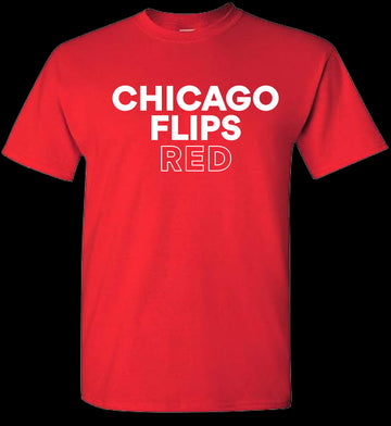 Chicago Flips Red Shirt - Size 2XL