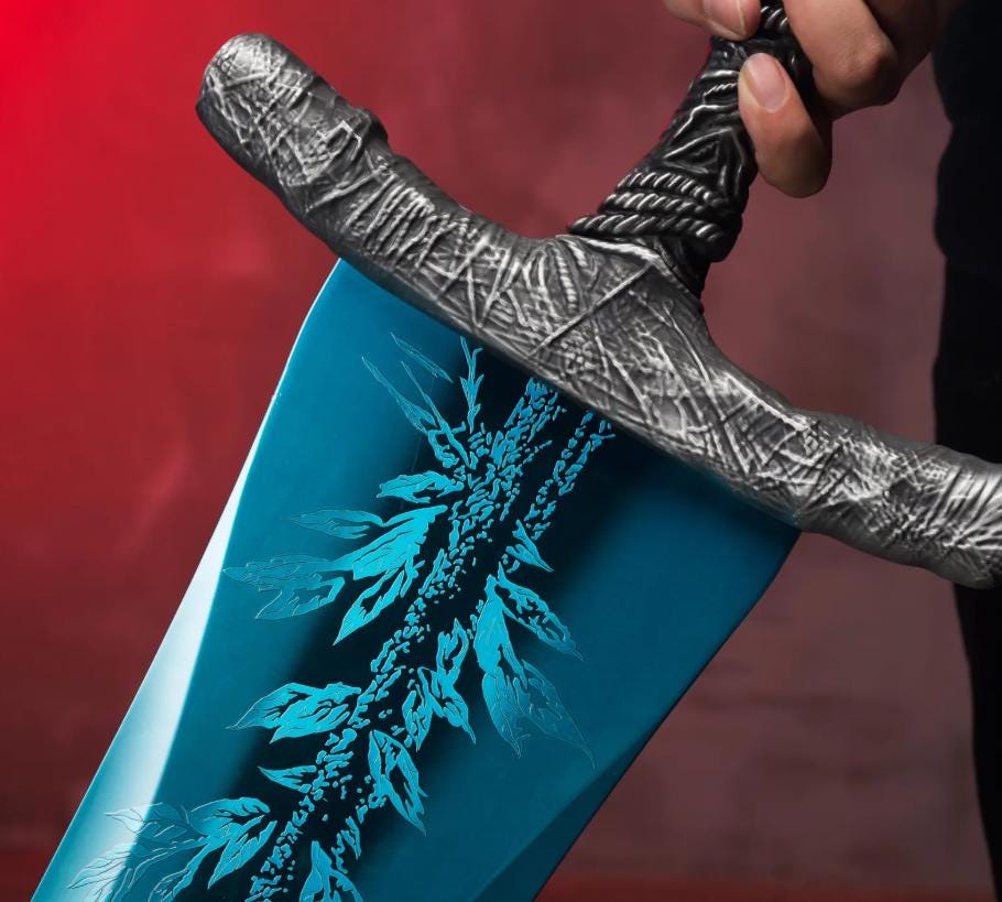Handmade Full Metal Dark Moon Sword From Dark Souls Dark Souls Cosplay Moonlight Great Sword Replica Christmas Gifts