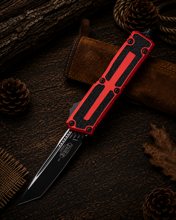 Microtech Scarab II Gen III T/E - Black Standard / Red